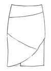 8957 Short Panel Skirt
