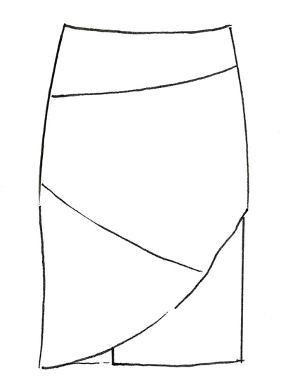 8957 Short Panel Skirt