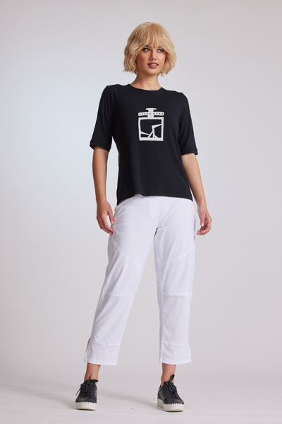 8977 Parfum Printed Crew Neck Tee