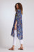 8924 Long Mosaic Print Overshirt