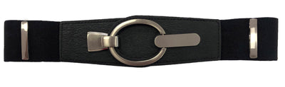 Oval Clip Elastic Waist Belt