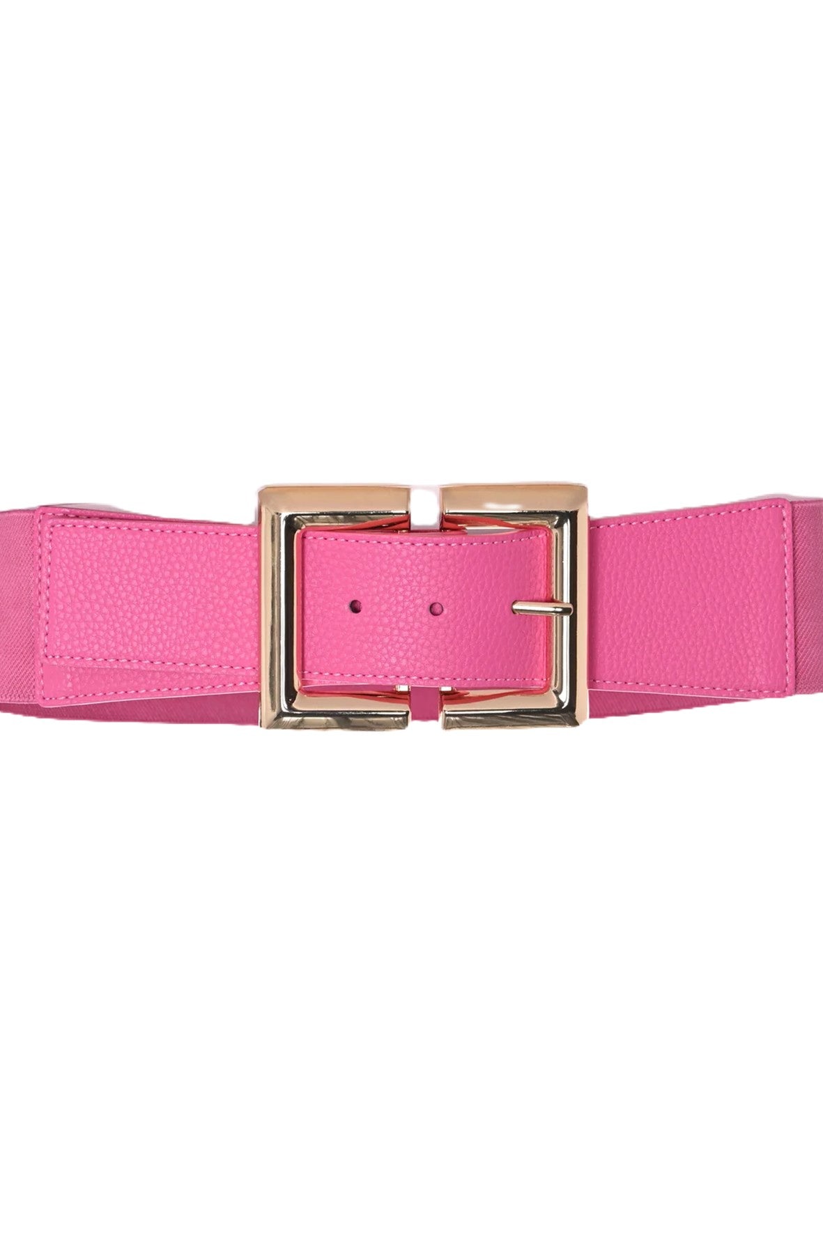 A25103 Gold Buckle Hot Pink Waste Belt