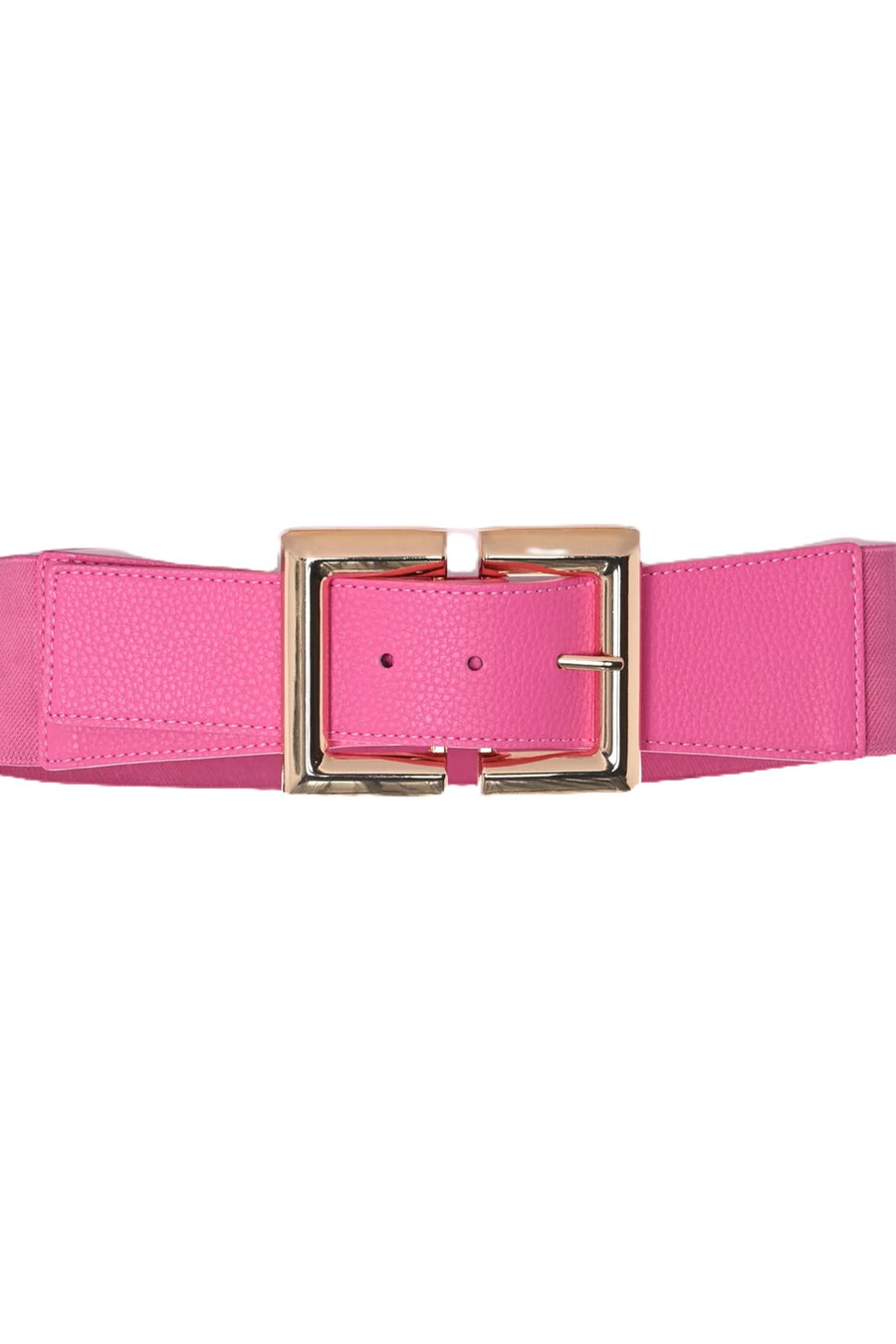 A25103 Gold Buckle Hot Pink Waste Belt