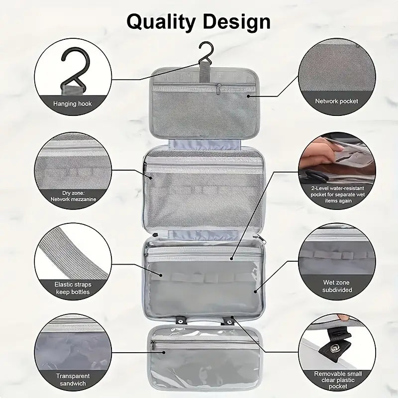 D0002 Medium Cosmetic Travel Bag