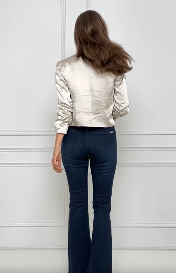 244903 Satin Moto Jacket