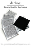 D0026 Mirror Glitter Coasters ( set of 4 )