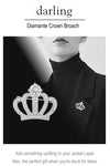 D0046 Diamante Crown Broach