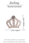D0046 Diamante Crown Broach