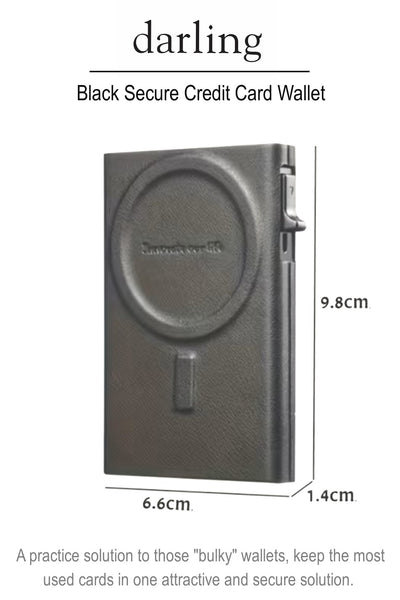 D0006 BLACK Secure Card Holder
