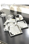 D0026 Mirror Glitter Coasters ( set of 4 )