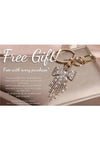 D0041 Diamante Bow Bag Charm