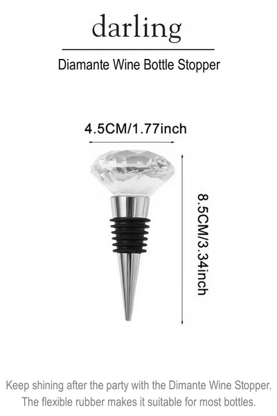 D0053 Diamond Wine Bottle Stopper