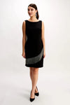 248204K Diamante Fringe Dress