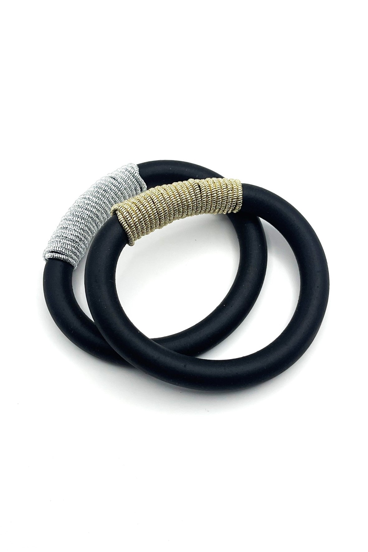 HG002 Textured Coil Rubber Bracelet