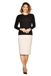 9404 Slim Fit Long Sleeve Merino Crew Neck Top