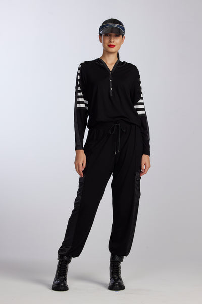 8896 Viscose Slouch Cargo Pant