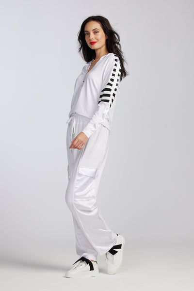 8896 Viscose Slouch Cargo Pant