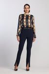 8768 Circles Print Top