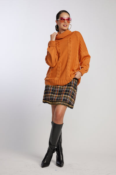 8811 Cable Knit Merino Sweater