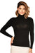 9402 Slim Fit Long Sleeve Merino Polo Neck Top