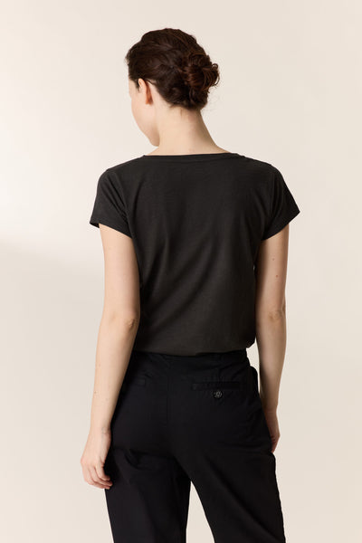 L&H Heart Star Embroidered Organic Cotton T-Shirt
