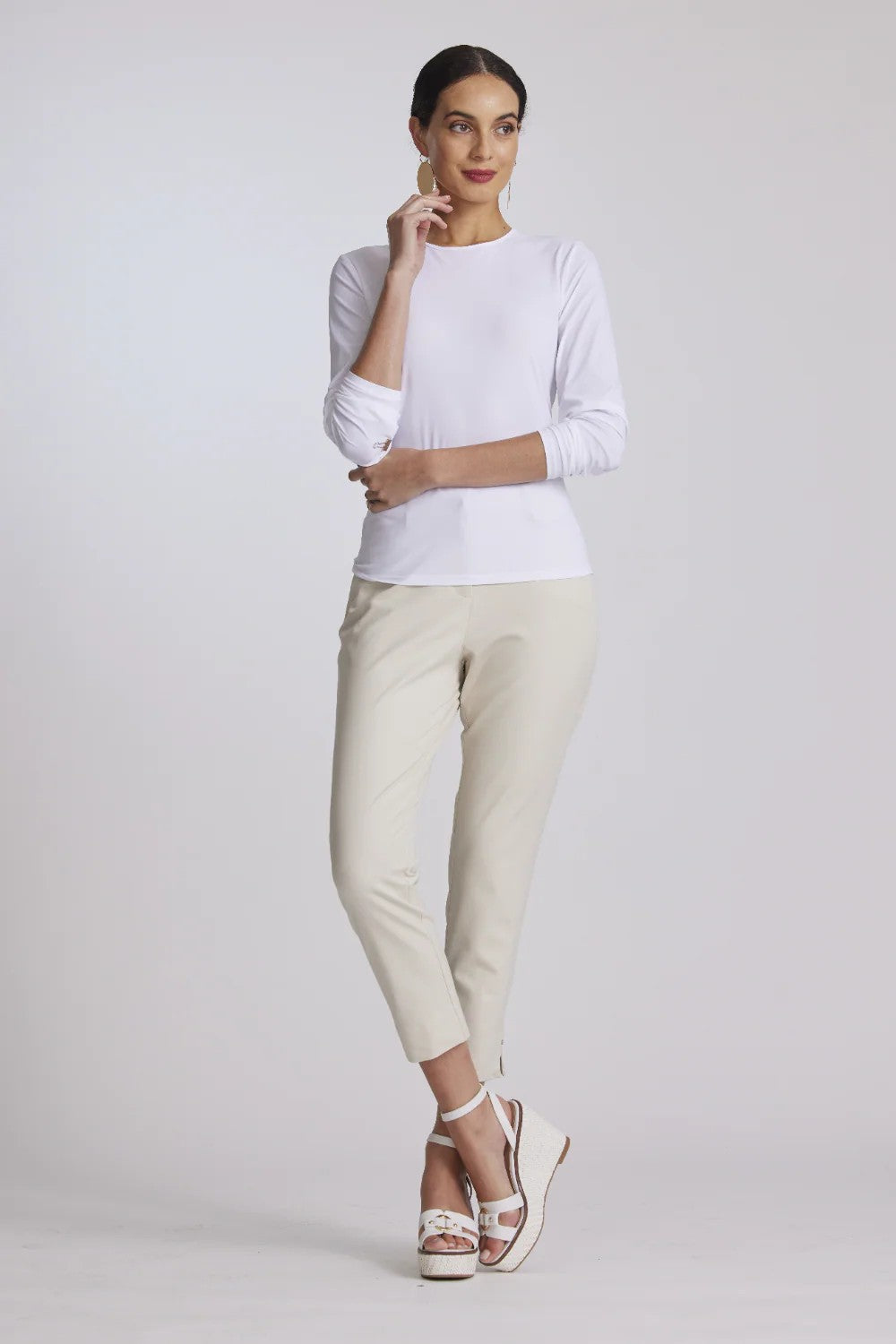 8429 SAND Bi Stretch 7/8 Jean