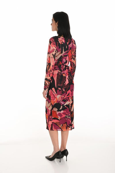 253360 Multi Print Mesh Dress