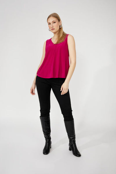 253015 Swing Cut Euro Knit V-Neck Singlet