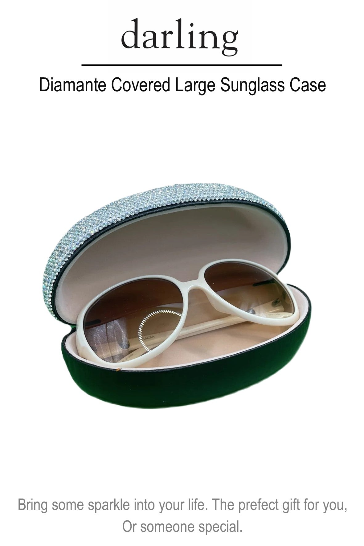 D0011 Luxury Diamante Sunglass Case