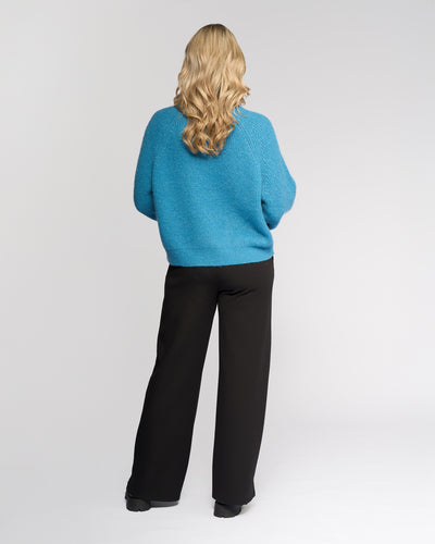 VK2047 Mohair Wool Relaxed Weekend Sweater