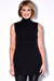 4242L Sleeveless Polo Neck Merino Tunic