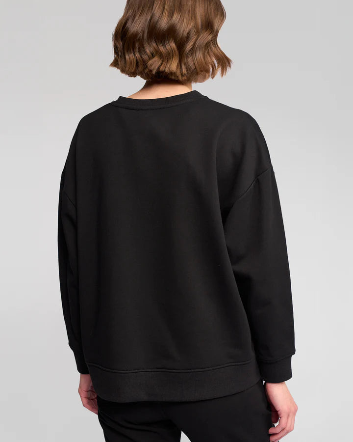 V4495 Side Stripe Cotton Weekend Sweatshirt