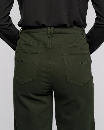 V5050K OLIVE Wide Leg Solo Jean