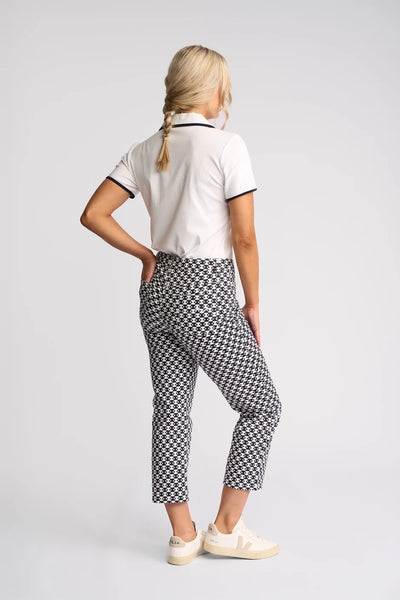 VS5510ALW Geometric Print Stretch Cotton 7/8 Pant