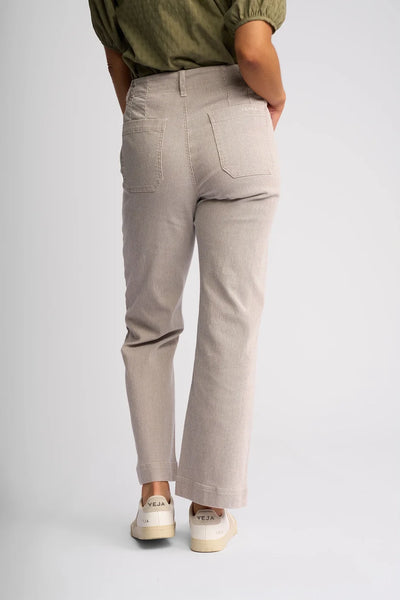 VS5995AS Sandstone Pinstripe Straight Leg Ankle Grazer