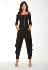 176080 - Diamante Zip  Knit Jumpsuit