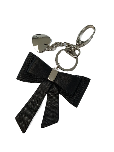 6644 Leather Bow Bag Charm