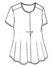 7832S Scoop Neck Swing Top