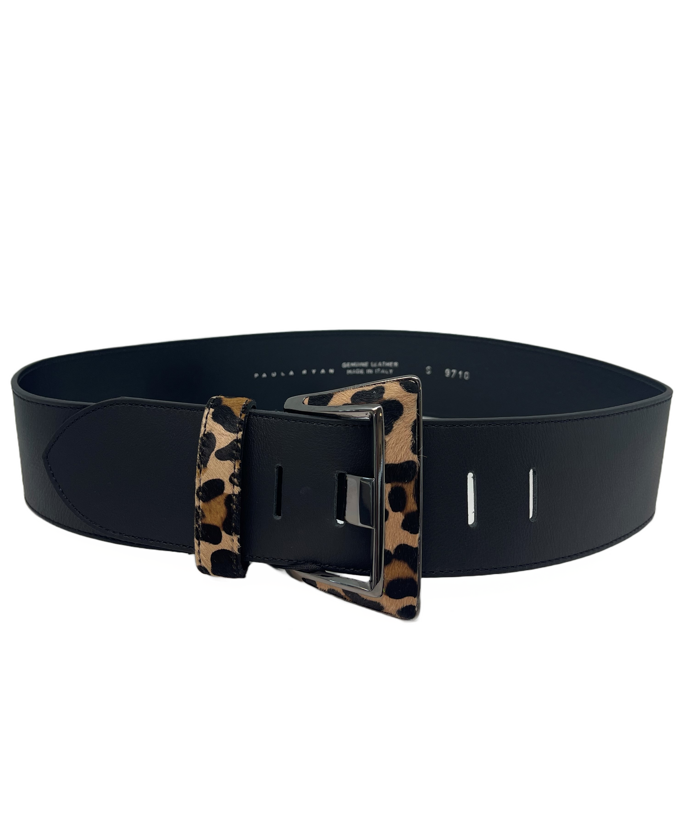 8524 Animal Buckle Leather Belt