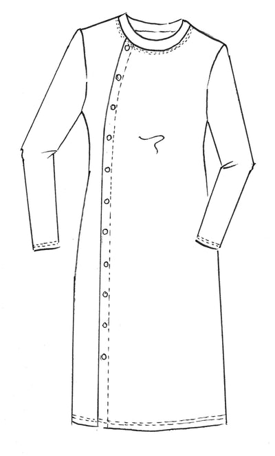 8552 Side Button Dress