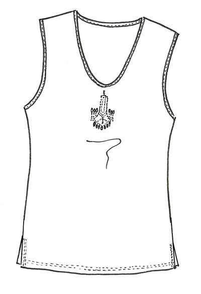 8726 Modal Chandelier Singlet