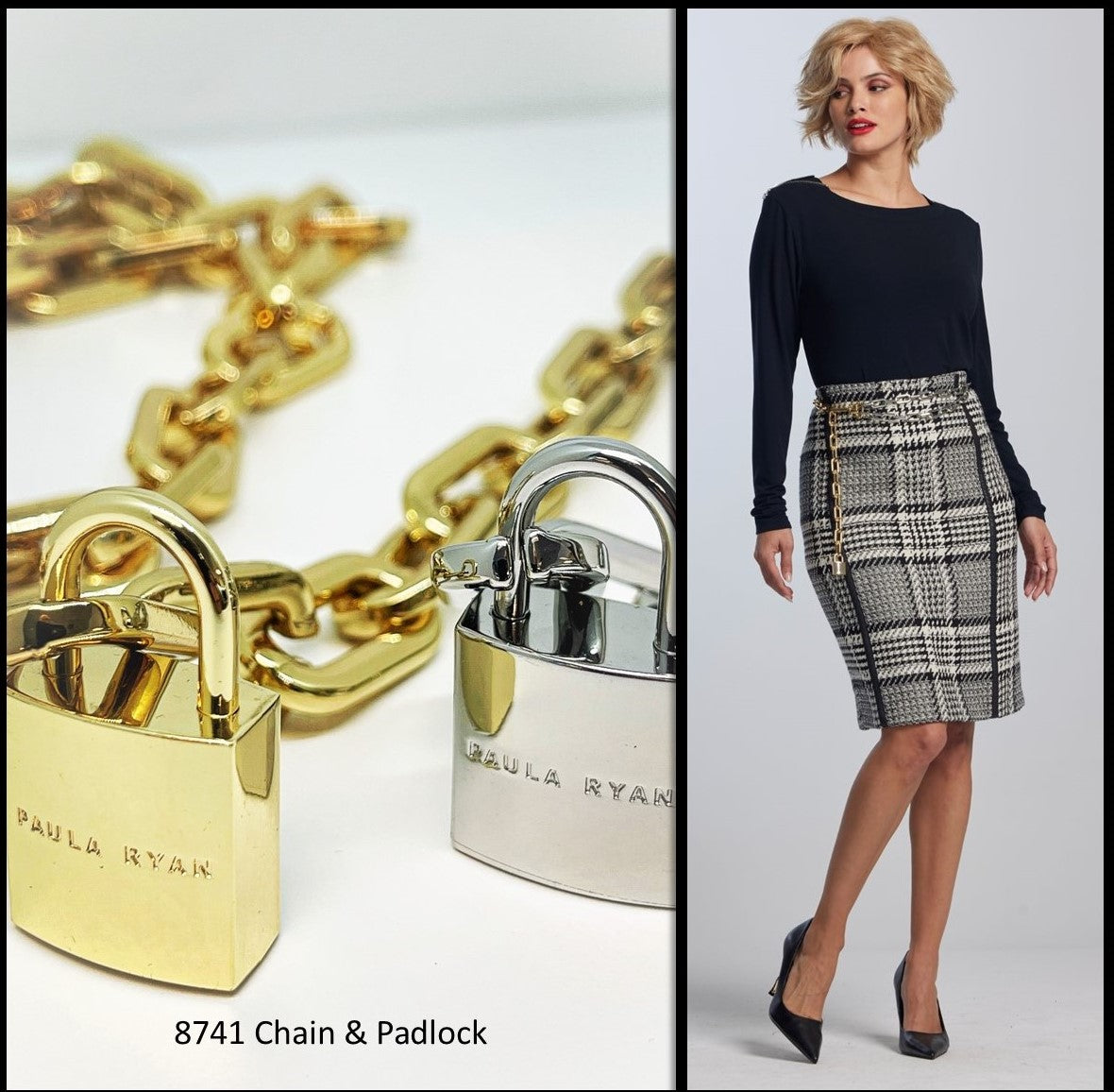 8741 Chain & Padlock Belt