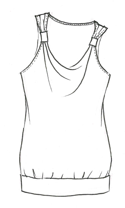 8789 Cowl Front MicroModal Cami