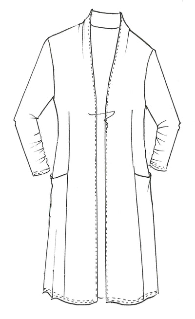 8797 Long MicroModal Shrug