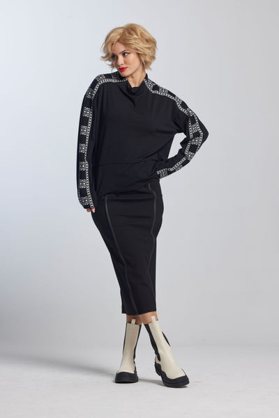 8873 Long Roma Panel Skirt