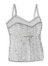 8969 Animal Sequin Microjersey Cami Top