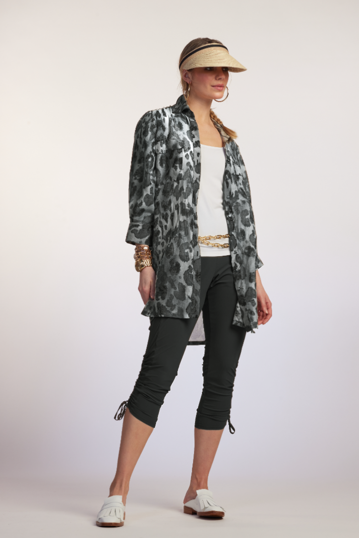 8983 MicroModal Rouched Hem Drawcord Legging