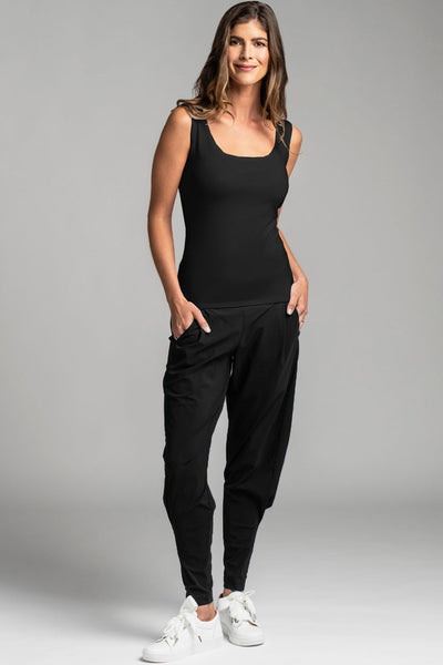 7856 MicroModal Ankle Pleat Basque Pant