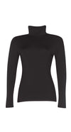 9402 Slim Fit Long Sleeve Polo Neck Top