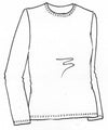 9433 Easy Fit Long Sleeve Merino Crew Neck Top